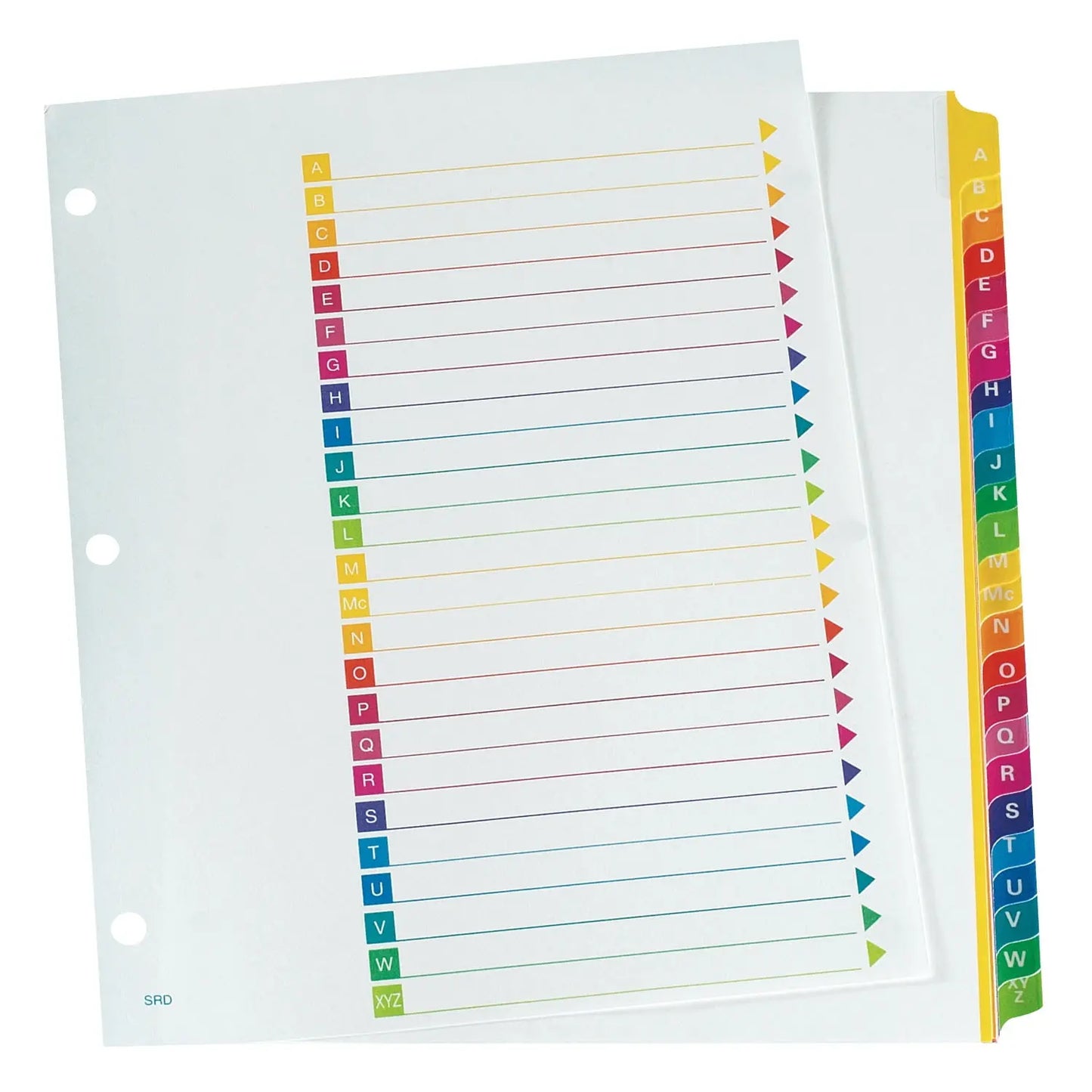 Cardinal One Step Table of Contents Dividers