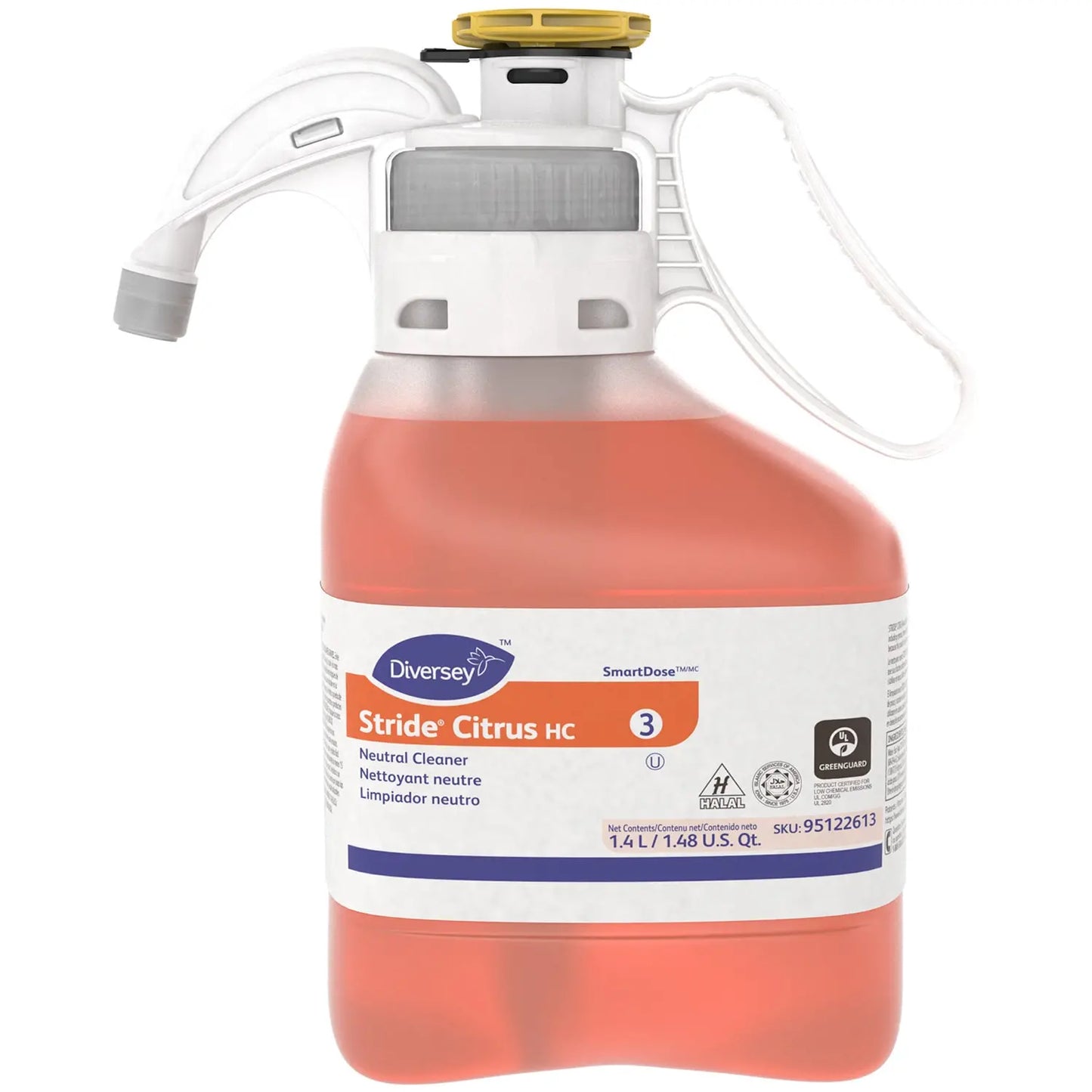 Diversey Stride SmartDose Citrus Neutral Cleaner, 1.4 L