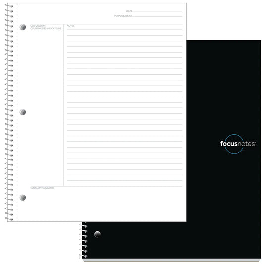 TOPS FocusNotes Notebook, 11" x 9", Bilingual, 100 Sheets/Book