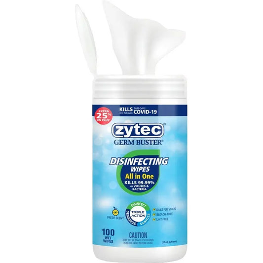 WIPES DISINFECT.ZYTEC,100SH.