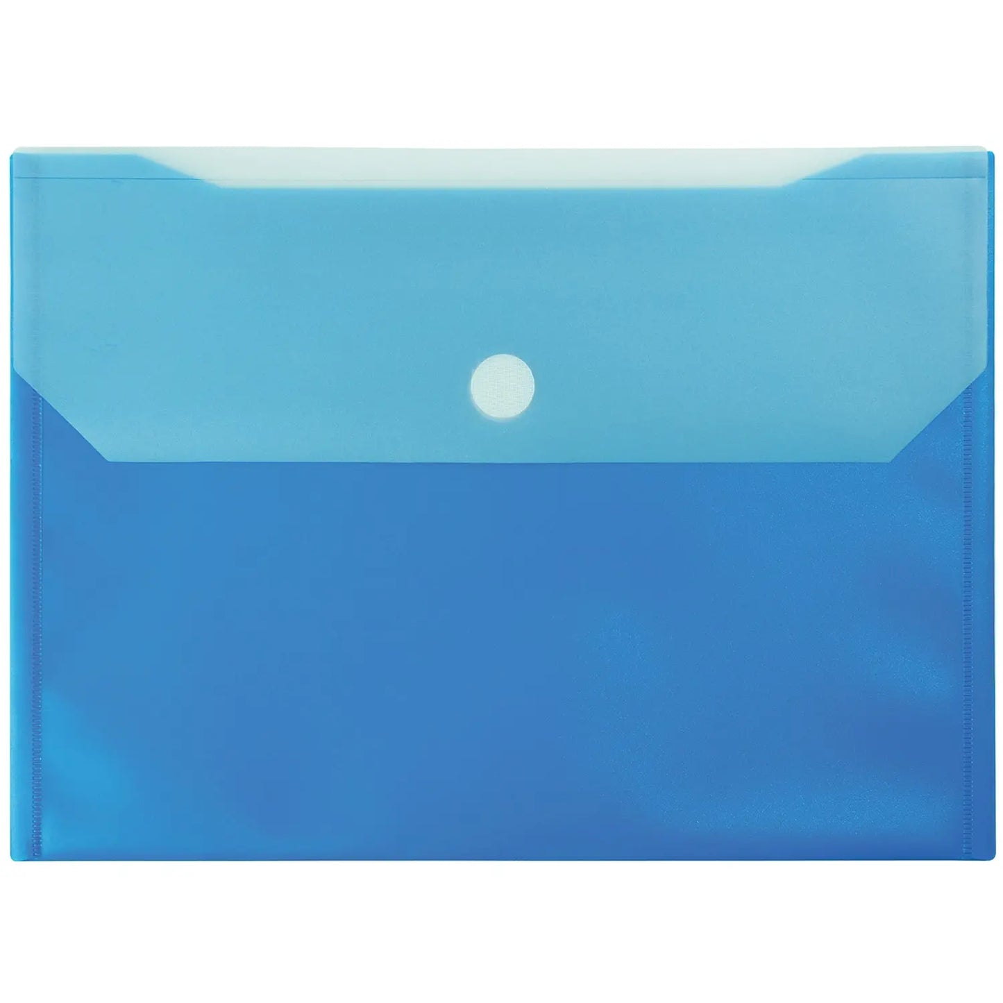 Winnable Double Pocket Envelope with Velcro Closure, Blue, Letter Size