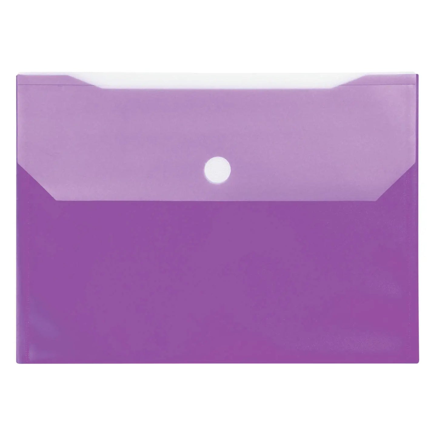 Winnable Double Pocket Envelope with Velcro Closure, Purple, Letter-Size