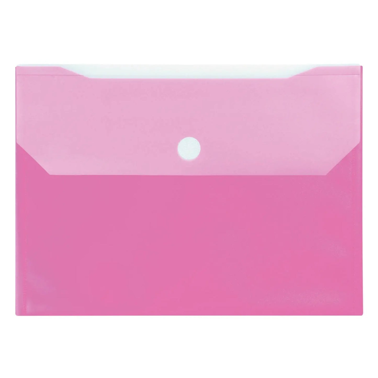 Winnable Double Pocket Envelope with Velcro Closure, Pink, Letter-Size