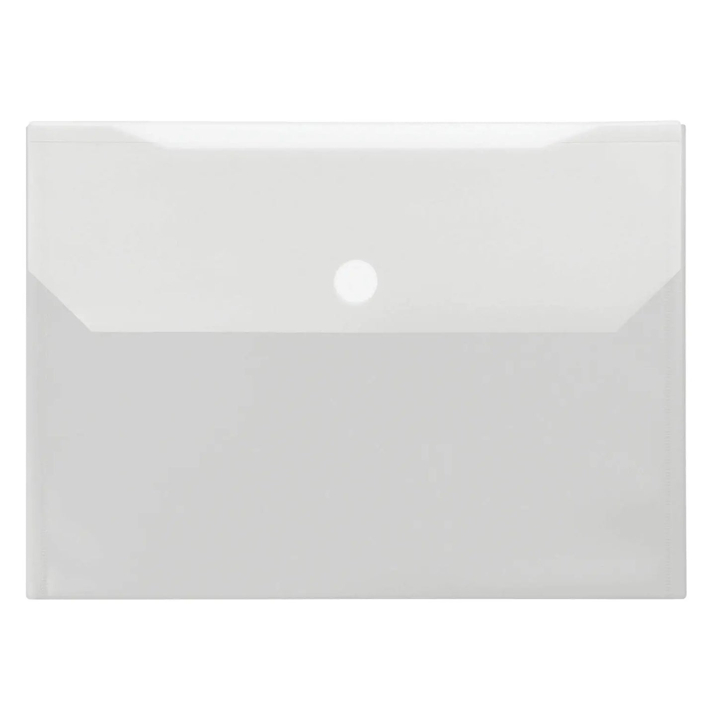 Winnable Double Pocket Envelope with Velcro Closure, Clear, Letter-Size