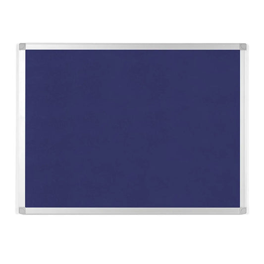 Merangue Ayda Felt Bulletin Board, Blue, 48" x 36"