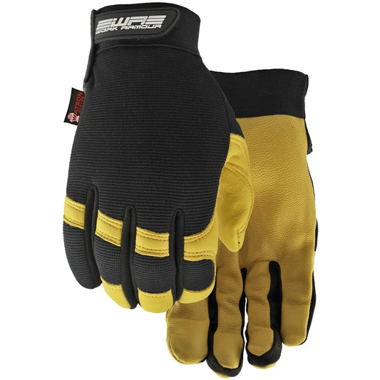 Work Armour Flextime Dryhide Water-Resistant Leather Gloves, Medium