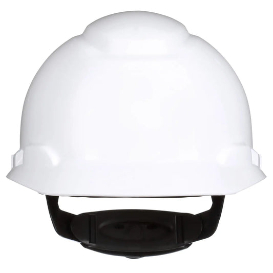 3M SecureFit Hard Hat with 4-Point Pressure Diffusion Ratchet Suspension and Uvicator, White