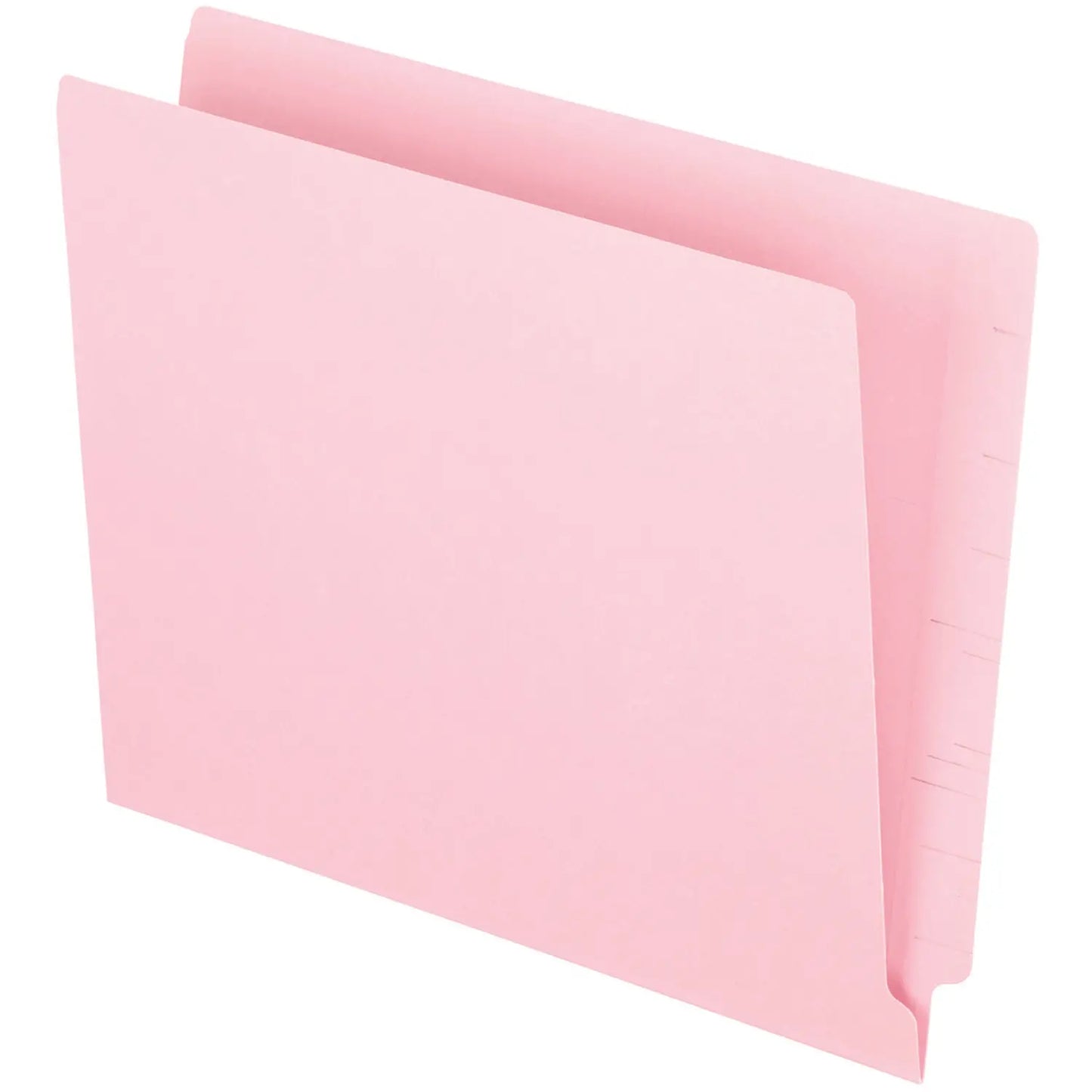 Pendaflex Pink Coloured Straight Tab Letter-size (8 1/2" x 11") Shelf File Folders