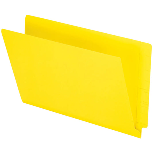 Pendaflex Yellow Coloured Straight Tab Letter-size (8 1/2" x 11") Shelf File Folders