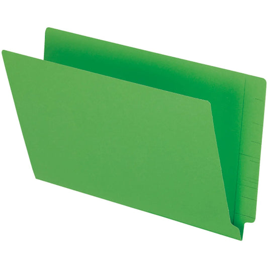 Pendaflex Green Coloured Straight Tab Legal-size (8 1/2" x 14") Shelf File Folders