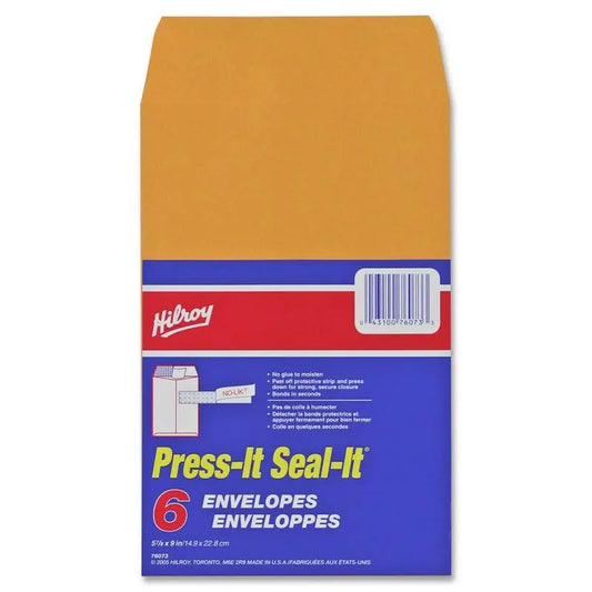 ENV, KRAFT S/ADHSV  6x9 * 6/PK