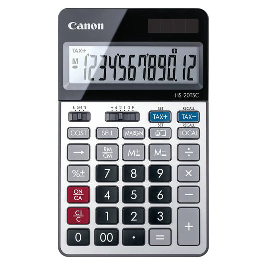 HS-20TSC 12 DIGIT DESTOP CALC