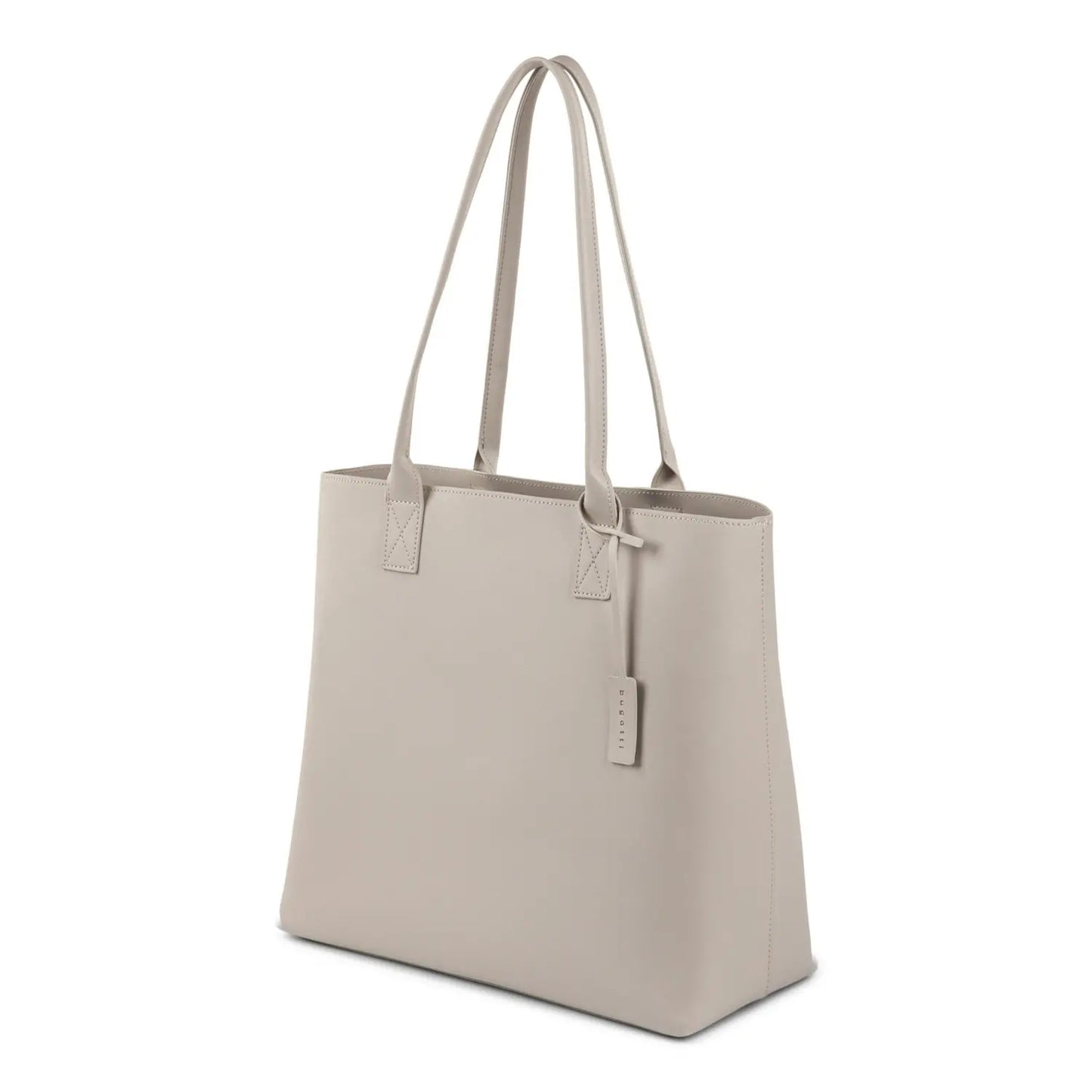 Bugatti PURE Tote Bag with Removable Organizer, Cream, Fits laptops up to 14.1"