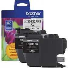 Brother LC30132PKS Black Ink Cartridge, High Yield (2/PK)
