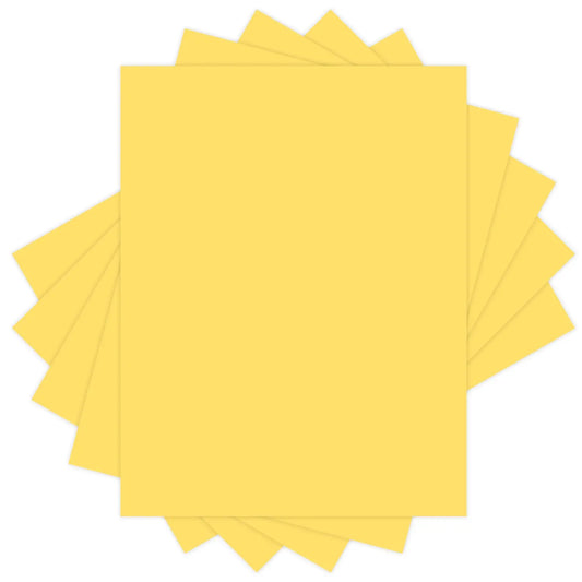 Domtar Lettermark Colors Multi-Purpose Paper, Letter Size (8-1/2" x 11"), 20 lb., Goldenrod, Pack of 500 Sheets (94299)