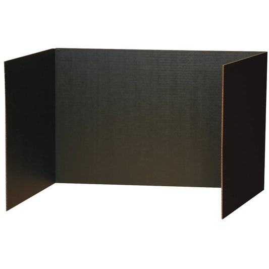 Pacon Privacy Boards, Black, 48" x 16", 4/PK