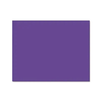 Pacon® 4-Ply Railroad Poster Board, Purple, 22" x 28", (25/PK)