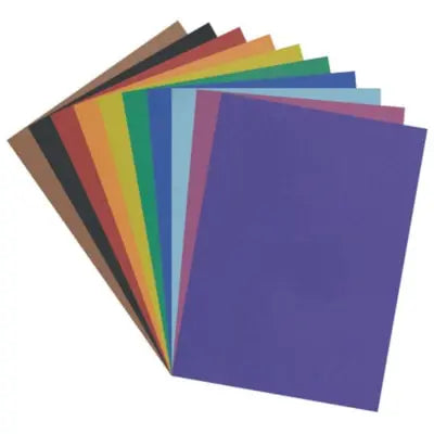 Pacon® 4-Ply Railroad Poster Board, Assorted Colours, 22" x 28" (25/PK)