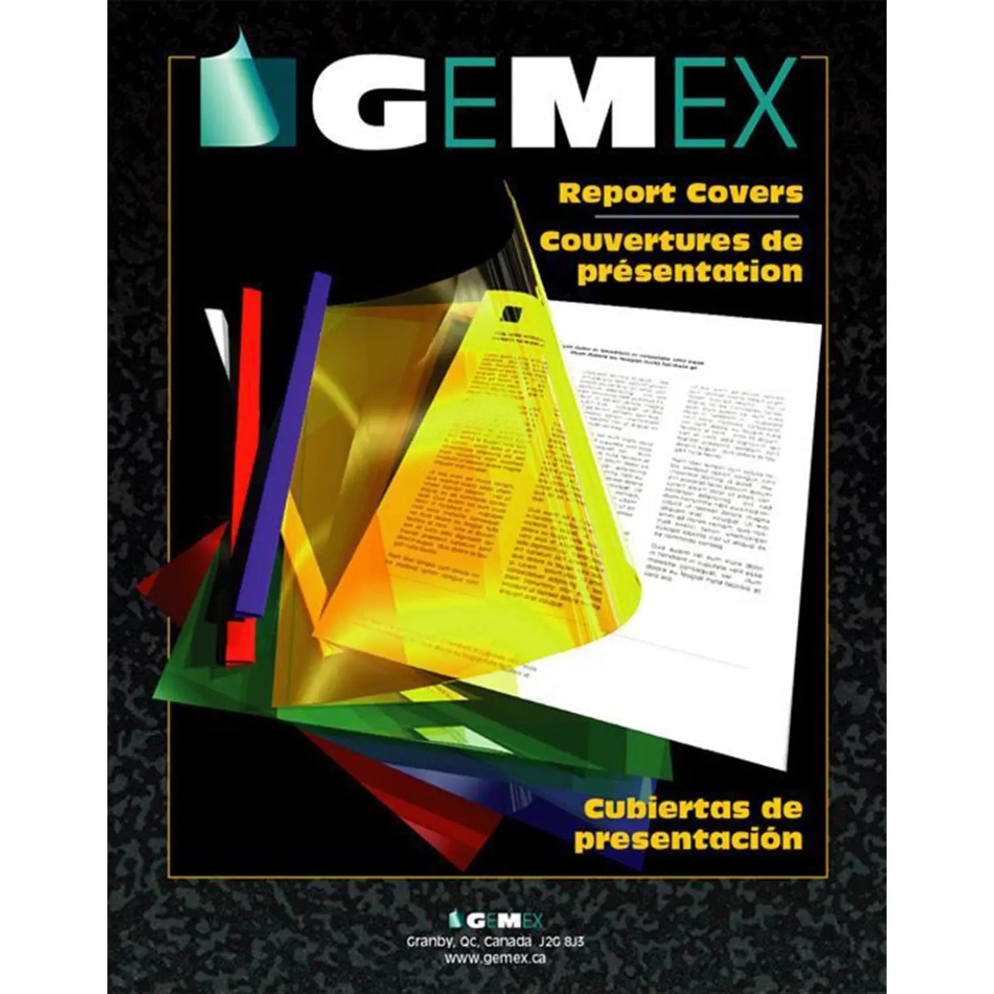 GEMEX VINYL REPORT COVERS