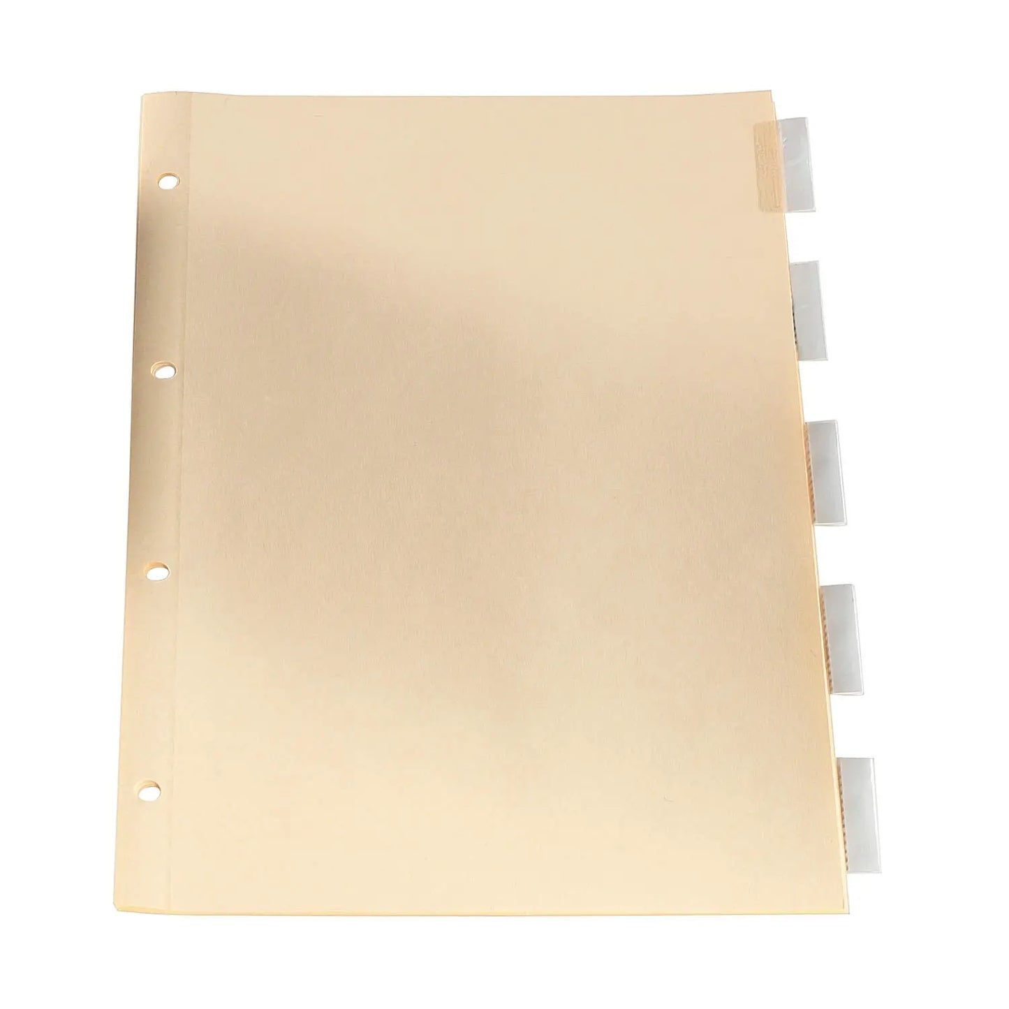 Oxford Premium Legal-size (8 1/2" x 14") Insertable Clear 5-Tab Dividers