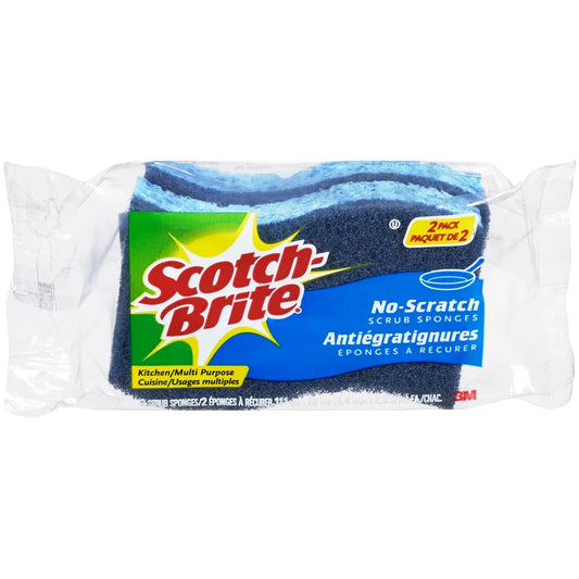 Scotch-Brite Non-Scratch Scrub Sponge, 2/PK