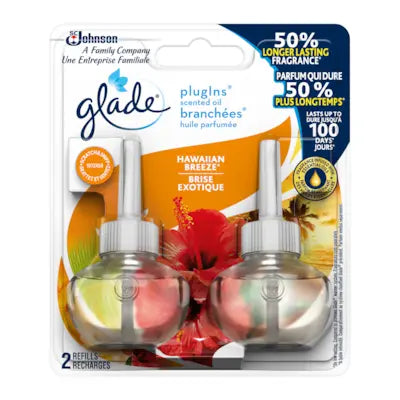 Glade PlugIns® Scented Oil Refill - Hawaiian Breeze® (2/PK)