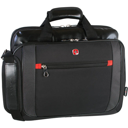 SwissGear Laptop Carrying Case, Black, Fits Laptops up to 15.4" (SWA0586)