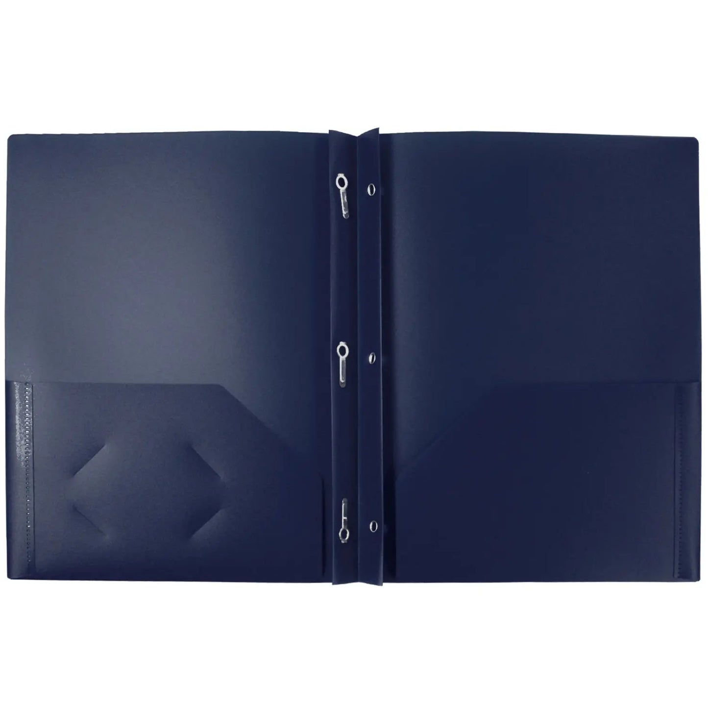 Winnable Poly Tang Report Cover, Blue, Letter Size