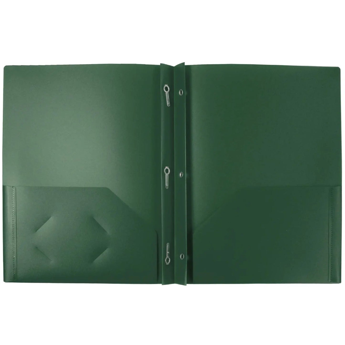 Winnable Poly Tang Report Cover, Green, Letter Size