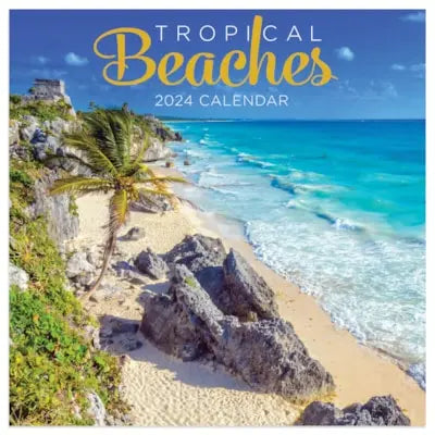 TF Publishing 2024 Tropical Beaches Mini Calendar