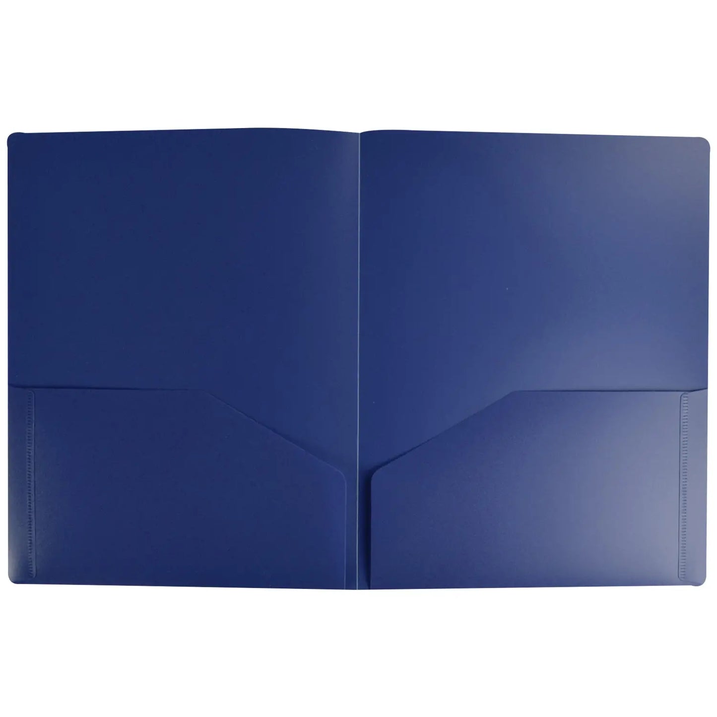 Winnable 2-Pocket Portfolio, Blue, Letter Size