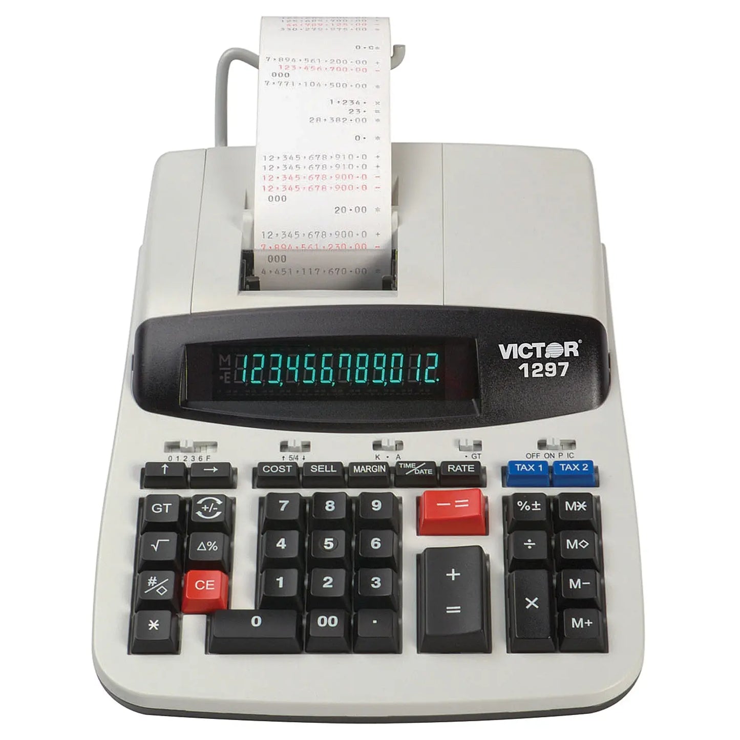 Victor 12-Digit Desktop Commercial Printing Calculator