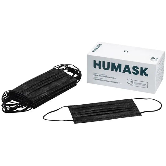 LEVEL 2 MASK,HUMASK BLK,50/BX