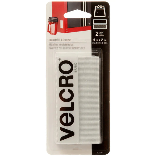 Velcro Industrial-Strength Tape Fastener Strips, White