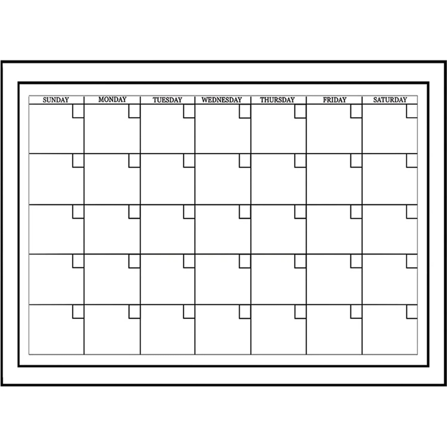 WallPops! Peel-N-Stick Dry-Erase Calendar, 24" x 17 1/2", English