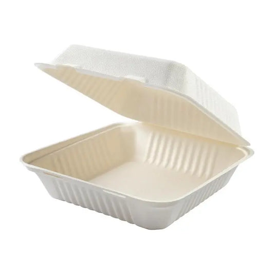 TAKE OUT BAGASSE 9x9x3" LARGE 200/CS