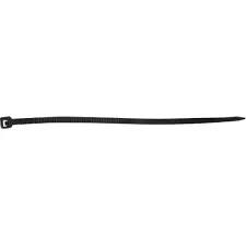 Cable Ties, 6" Long, 40 lbs. Tensile Strength, Black Pack of 1000