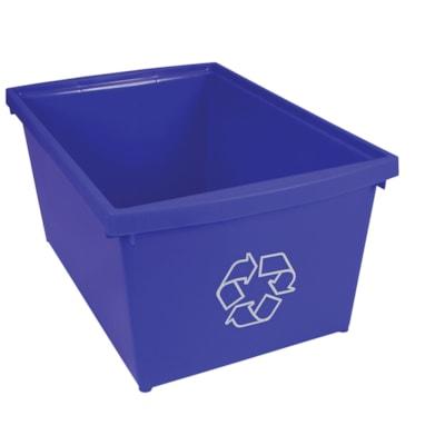 Storex Recycling Blue Bin