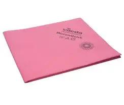 Pink r-MicronQuick finest knitted microfibre cloth, 500 washes