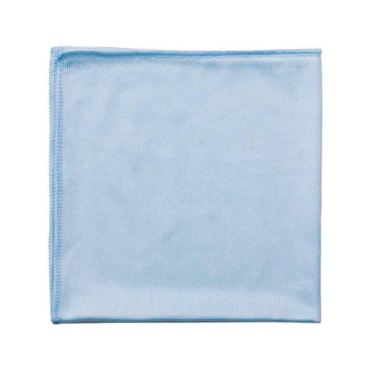 16x16 Glass/Mirror Microfiber Cloth Blue (20 packs of 10)