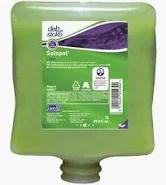 Solopol® Medium Heavy-Duty Hand Cleaner, Pumice, 2 L, Plastic Cartridge, #LIM2LTR Lime Case of 4