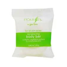 BAR SOAP 25gm (.88oz) PLASTIC WRAPPED NOURISH 250/CS