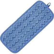 Rubbermaid Commercial Products HYGEN Microfibre Wet Pad, Blue, 11"