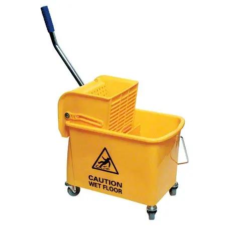 Marino 22QT Yellow Bucket and Sidepress Wringer Combo