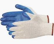 Seamless Knitted Coated Gloves, 11/2X-Large, Rubber Latex Coating, 10 Gauge, Polyester/Cotton Shell Pair