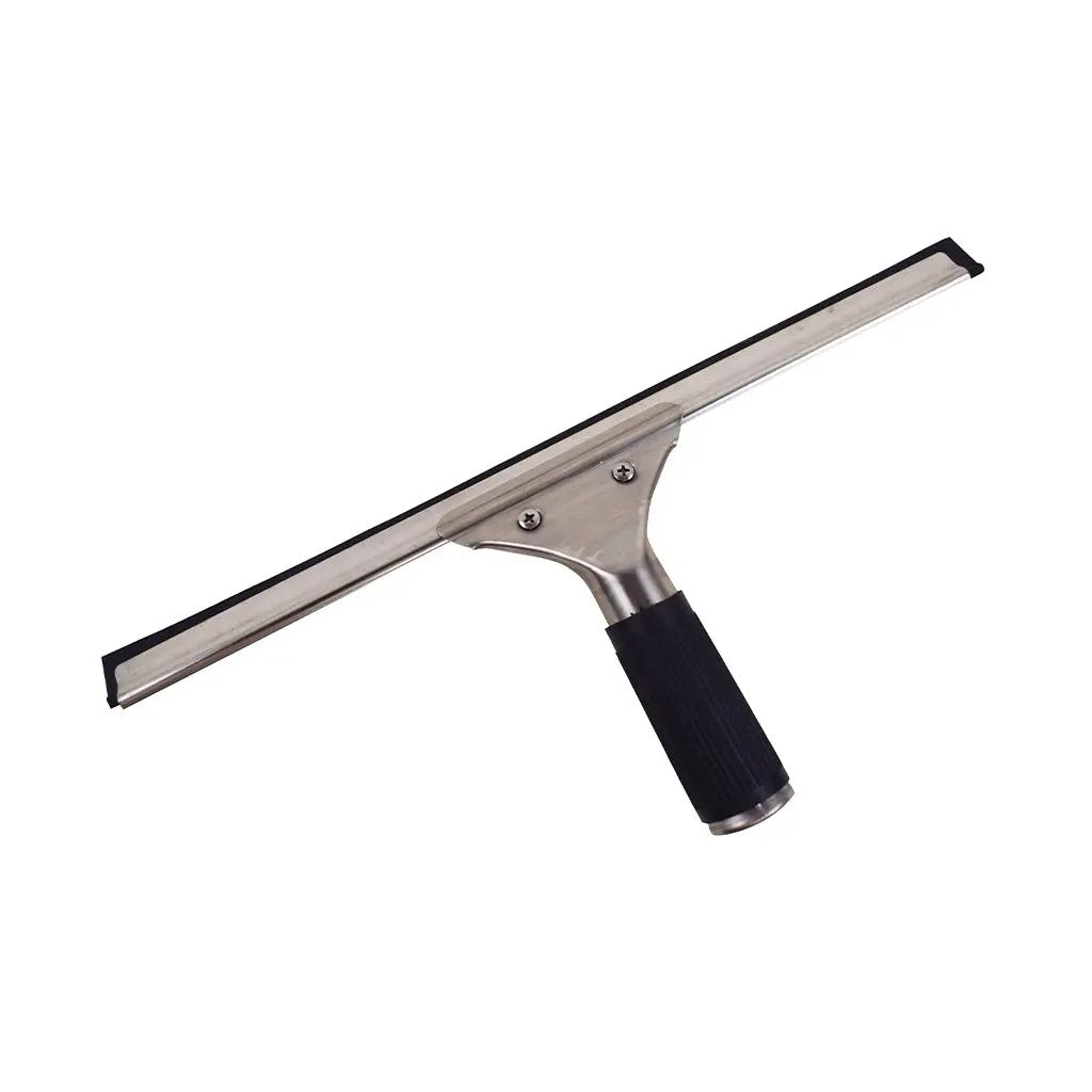 Stainless Steel Squeegee Complete with Channel and Rubber 14"