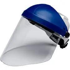 Ratchet Headgear with Polycarbonate Faceshield, Polycarbonate, Ratchet Suspension, Meets ANSI Z87+ Each