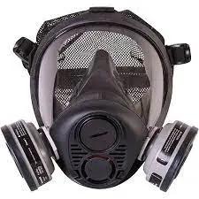 North RU6500 Series Full Facepiece Respirator, Silicone, Medium Each