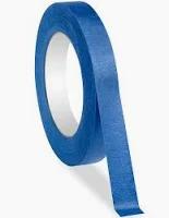 Professional Painter's Masking Tape, 18 mm (3/4") x 55 m (180'), Blue Roll