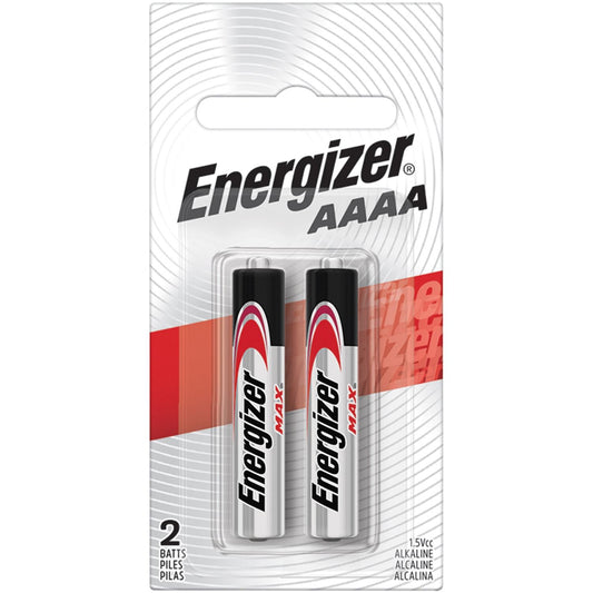 Energizer Max "AAAA" Alkaline Batteries, 2/PK (E96BP2-1)